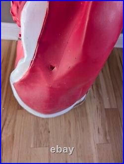 Vintage 40 Santas Best Mrs. Claus Lighted Blow Mold Christmas Decor SOME DAMAGE