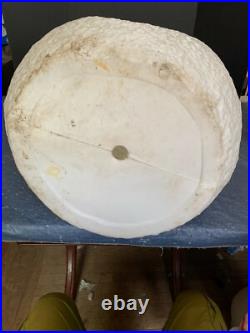 Vintage 40 Union Products Dimple Snowman Blow Mold Christmas Red Scarf