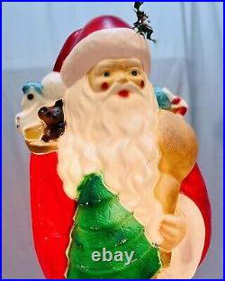 Vintage 41 Belsnickel St Nick Father Christmas Santa Claus Empire Blow Mold