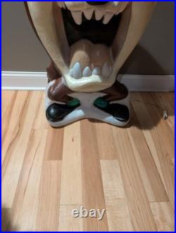 Vintage 41 Santa's Best Taz Tasmanian Christmas Santa Blow Mold Rare READ