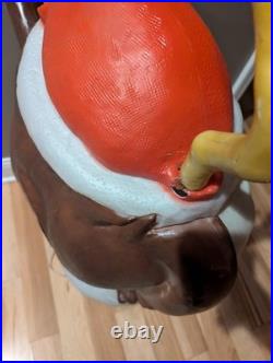 Vintage 41 Santa's Best Taz Tasmanian Christmas Santa Blow Mold Rare READ