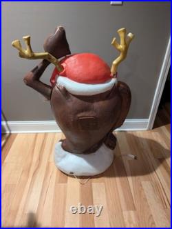 Vintage 41 Santa's Best Taz Tasmanian Christmas Santa Blow Mold Rare READ