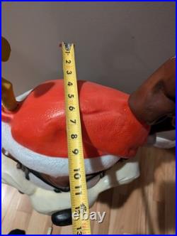 Vintage 41 Santa's Best Taz Tasmanian Christmas Santa Blow Mold Rare READ