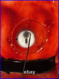 Vintage 46 Empire Santa Claus Blow Mold Light Plastic Yard Decororation Works