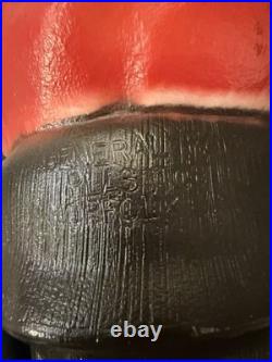 Vintage 46 Empire Santa Claus Blow Mold Light Plastic Yard Decororation Works