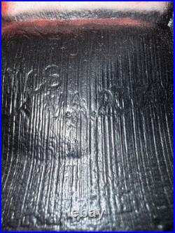 Vintage 46 Empire Santa Claus Blow Mold Light Plastic Yard Decororation Works