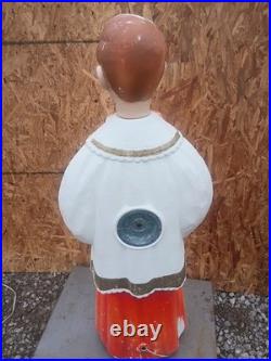 Vintage 48 Poloron Choir BOY Vintage Blow Mold Blowmold Christmas