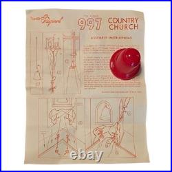 Vintage 60s Beco Original Illuminated Giant Country Church 51 with Box Incomplete
