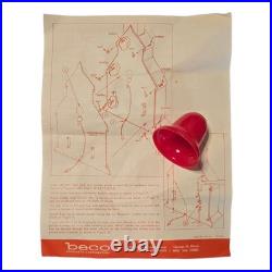 Vintage 60s Beco Original Illuminated Giant Country Church 51 with Box Incomplete