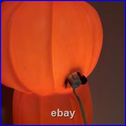 Vintage 90s Blow Mold Pumpkin Totem Halloween 1994 Union Don Featherstone 34