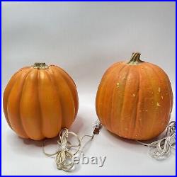 Vintage'95 Trendmasters Halloween Light Up Foam Mold Pumpkin Jack-o-Lantern 10