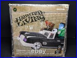 Vintage Airblown Animated Inflatable Halloween Bouncing Low Rider Car withMonsters