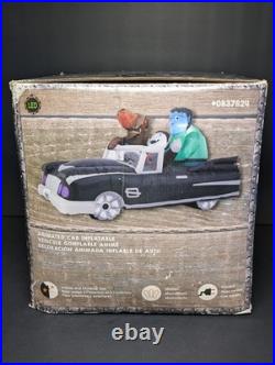 Vintage Airblown Animated Inflatable Halloween Bouncing Low Rider Car withMonsters