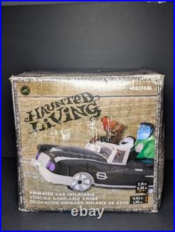 Vintage Airblown Animated Inflatable Halloween Bouncing Low Rider Car withMonsters