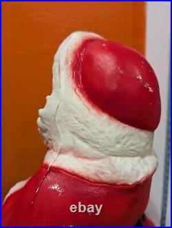 Vintage BLOW MOLD Large 32 Christmas Santa Claus Light Works! Item No 975
