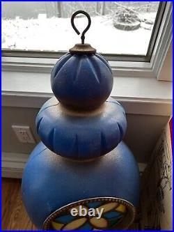 Vintage Beco Ornament Blow Mold Pair 2 Rare 31 Holiday Set holiday christmas