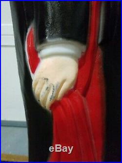 Vintage Bela Lugosi Dracula Blow Mold Lighted Decoration 43 Tall Free Shipping
