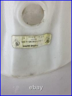 Vintage Blow Mold Choir Girl Angel Wings Christmas Caroler 30 Lighted Red Hymn