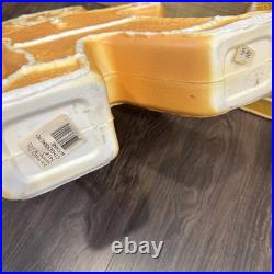 Vintage Blow Mold Gingerbread Figures And Tree Collection Lighted Union Products