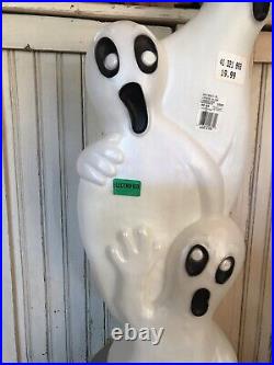 Vintage Blow Mold Halloween Ghost on Tombstone New Old Stock Union Featherstone