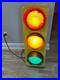 Vintage Blow Mold Pop Art Electric Traffic Light Signal 1980’s Works 31 inches