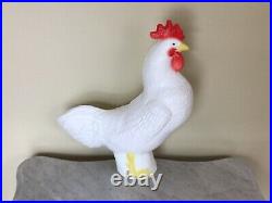 Vintage Blow Mold Rooster Union Products Unused
