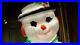 Vintage Blow Mold Snowman TALL 44 Lighted Poloron