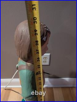 Vintage Blow Mold Tpi Drummer Boy Drumsticks Rare Htf Christmas Nativity