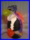 Vintage Buzzard Vulture Wizard Pumpkin Halloween Lighted Blow Mold Decor 27 TPI