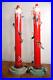 Vintage Christmas Candles Light Up Outdoor yard Display wood base 34 inch