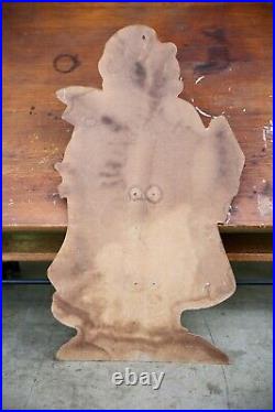 Vintage Christmas Carolers street pole door sign Carols Santa Holiday Display