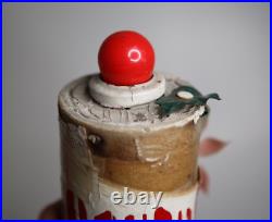 Vintage Christmas lighted candles yard lamps Decor Display red lights antique