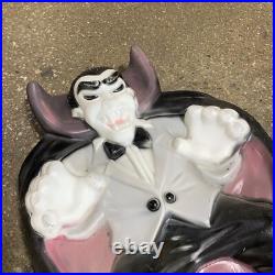 Vintage Count Dracula 36 Halloween Vampire Blow Mold General Foam Plastics USA