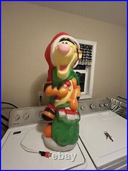 Vintage Disney Tigger 36 Lighted Blow Mold