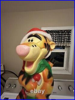 Vintage Disney Tigger 36 Lighted Blow Mold