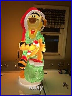 Vintage Disney Tigger 36 Lighted Blow Mold