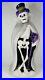 Vintage Don Featherstone Blow Mold Halloween Skeleton Cape Top Hat 33 Inch