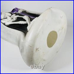 Vintage Don Featherstone Blow Mold Halloween Skeleton Cape Top Hat 33 Inch