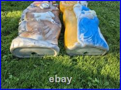 Vintage Don Featherstone Blow Mold Nativity Set