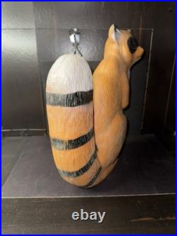 Vintage Don Featherstone Blow Mold Raccoon 1990