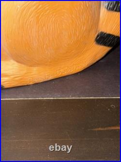 Vintage Don Featherstone Blow Mold Raccoon 1990