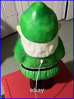 Vintage Don Featherstone Elf- Gnome- Leprechaun- Blow Mold 28- Union Products