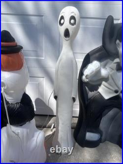 Vintage Don Featherstone Ghost Candle Pencil Halloween Blow Mold 36 EUC Spooky