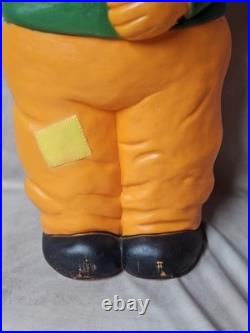 Vintage Don Featherstone Halloween Blow Mold Pumpkin Scarecrow (No Sign)