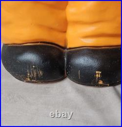 Vintage Don Featherstone Halloween Blow Mold Pumpkin Scarecrow (No Sign)
