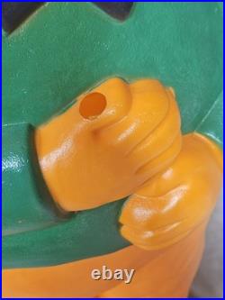 Vintage Don Featherstone Halloween Blow Mold Pumpkin Scarecrow (No Sign)