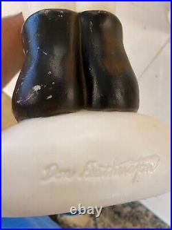 Vintage Don Featherstone Thanksgiving Pilgrim Couple Blow Molds WithOrig Cords