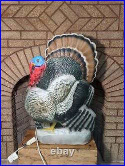 Vintage Don Featherton Union Products Thanksgiving Turkey Blow Mold, 1998