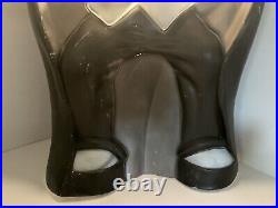Vintage Dracula 36 Halloween Blow Mold Light General Foam Purple Black SEE