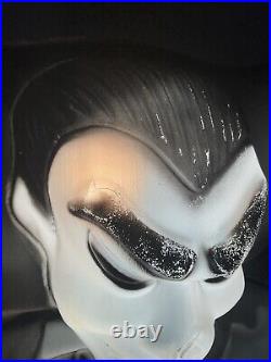 Vintage Dracula 36 Halloween Blow Mold Light General Foam Purple Black SEE